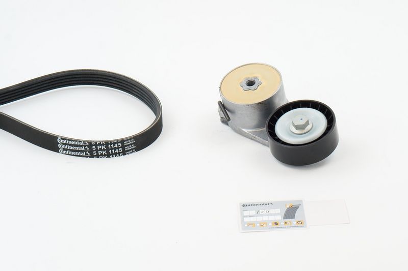 5PK1145K1 CONTINENTAL CTAM Kit Cinghie Poly-V 