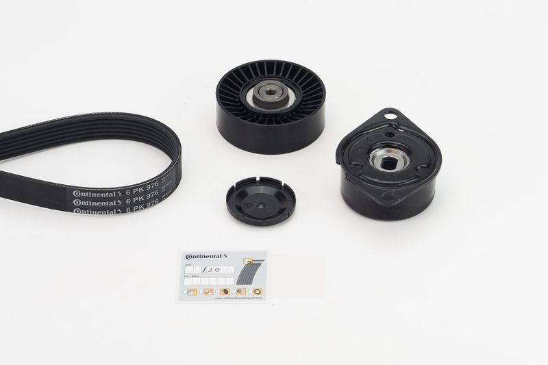 6PK976K3 CONTINENTAL CTAM Kit Cinghie Poly-V 