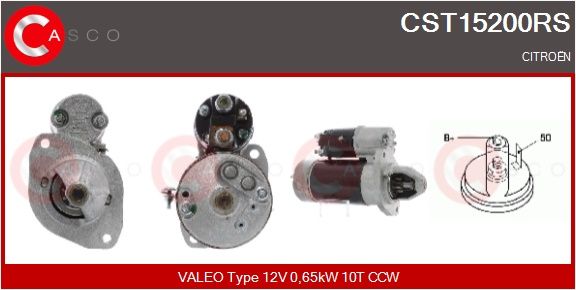 CST15200RS CASCO Motorino d'avviamento 