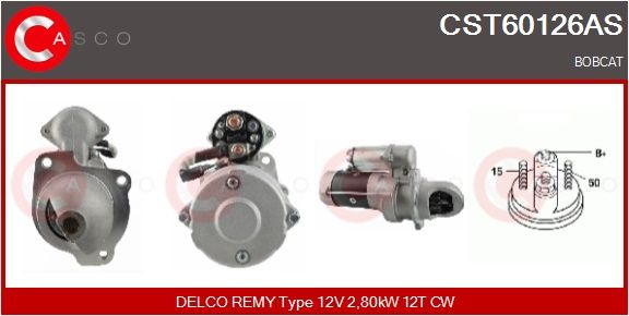 CST60126AS CASCO Motorino d'avviamento 