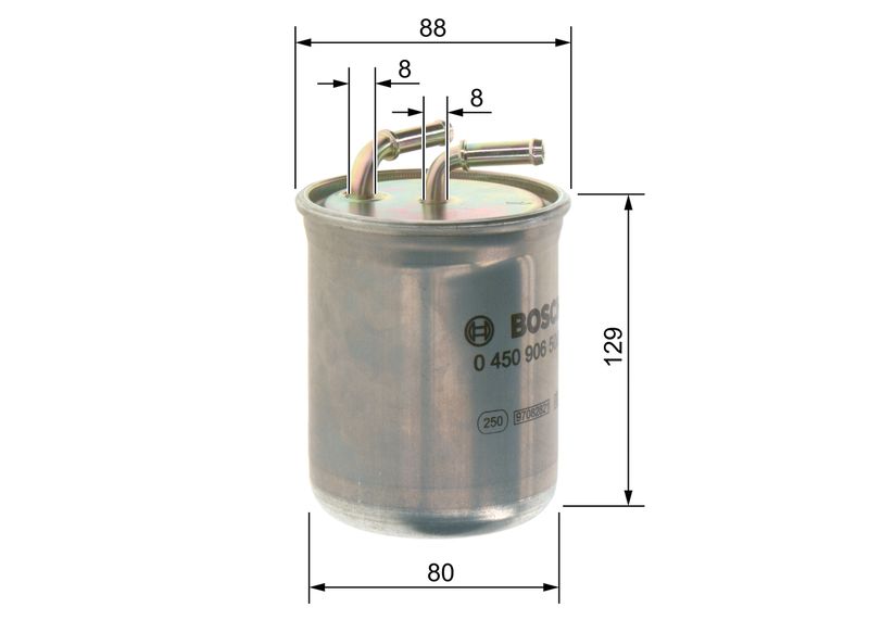 0450906500 BOSCH Filtro carburante 