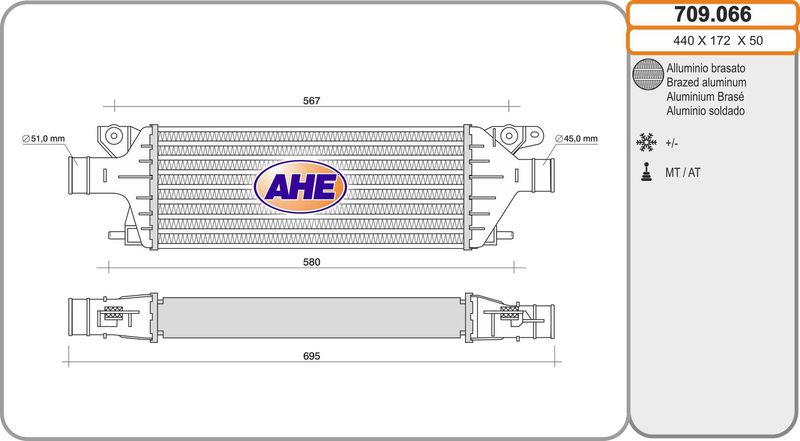 709.066 AHE Intercooler 