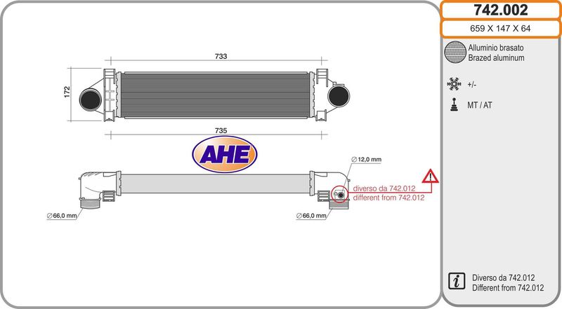 742.002 AHE Intercooler 