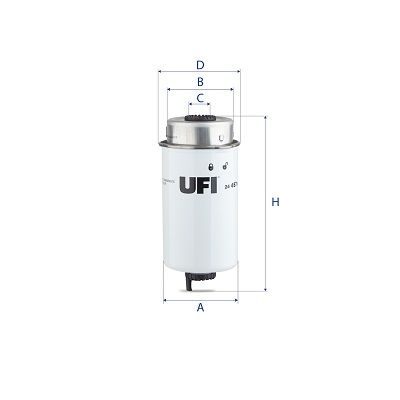 24.457.00 UFI Filtro carburante 