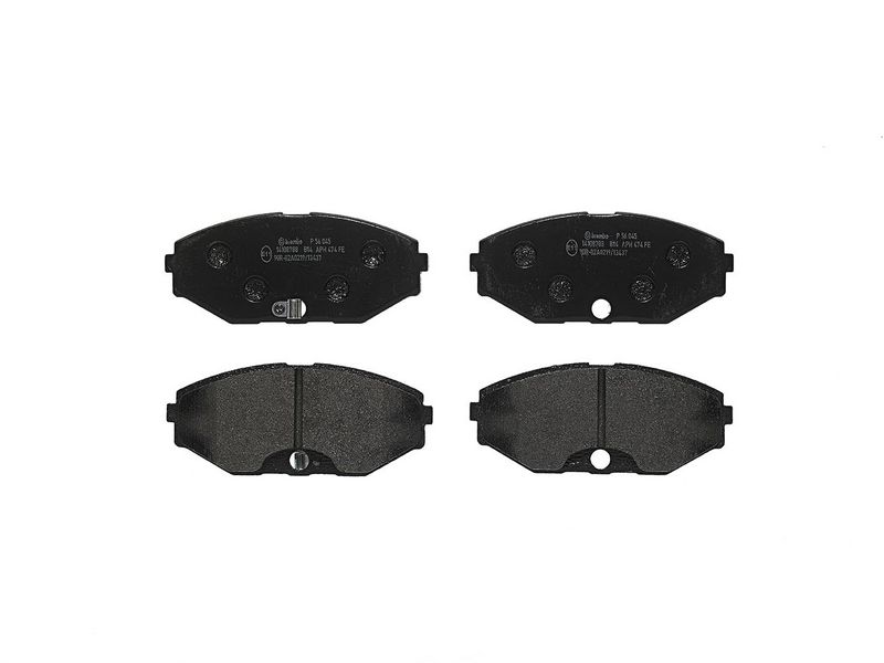 P56045 BREMBO Kit pastiglie freno, Freno a disco 