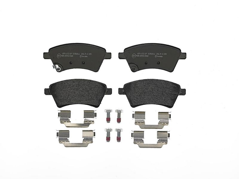 P23105 BREMBO Kit pastiglie freno, Freno a disco 