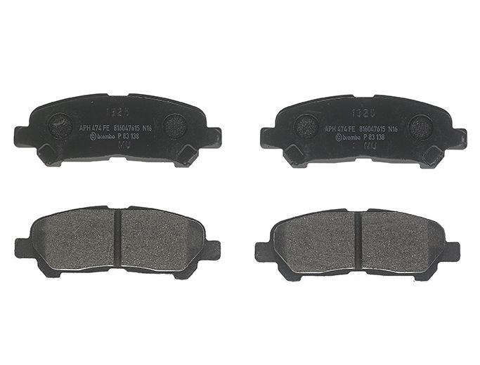 P83138 BREMBO Kit pastiglie freno, Freno a disco 