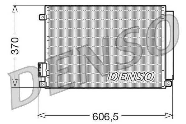 DCN09045 DENSO Condensatore, climatizzatore 