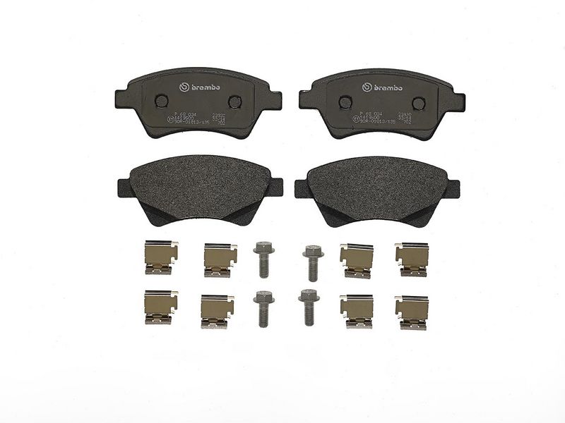 P68034 BREMBO Kit pastiglie freno, Freno a disco 