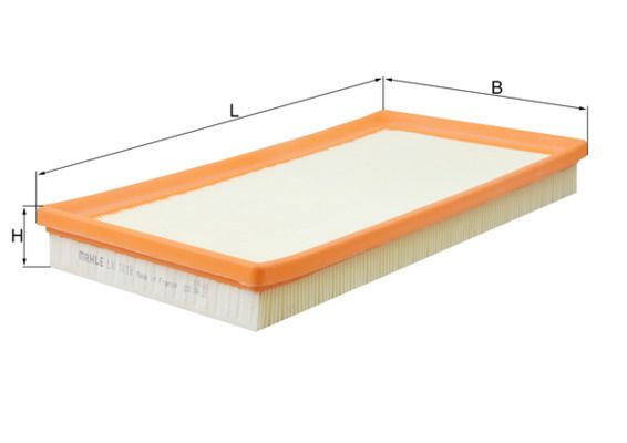 LX1818 KNECHT Filtro aria 