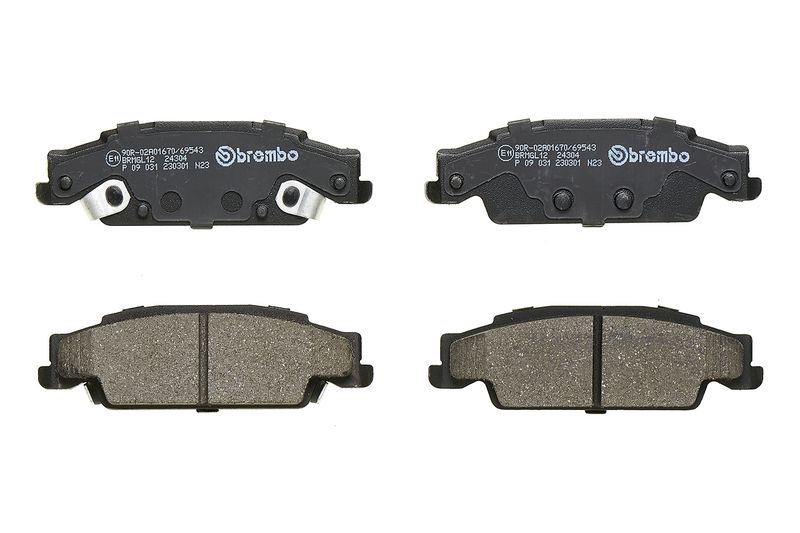 P09031 BREMBO Kit pastiglie freno, Freno a disco 