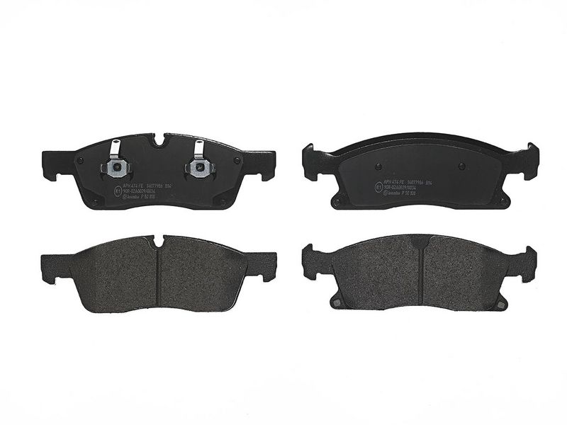 P50108 BREMBO Kit pastiglie freno, Freno a disco 