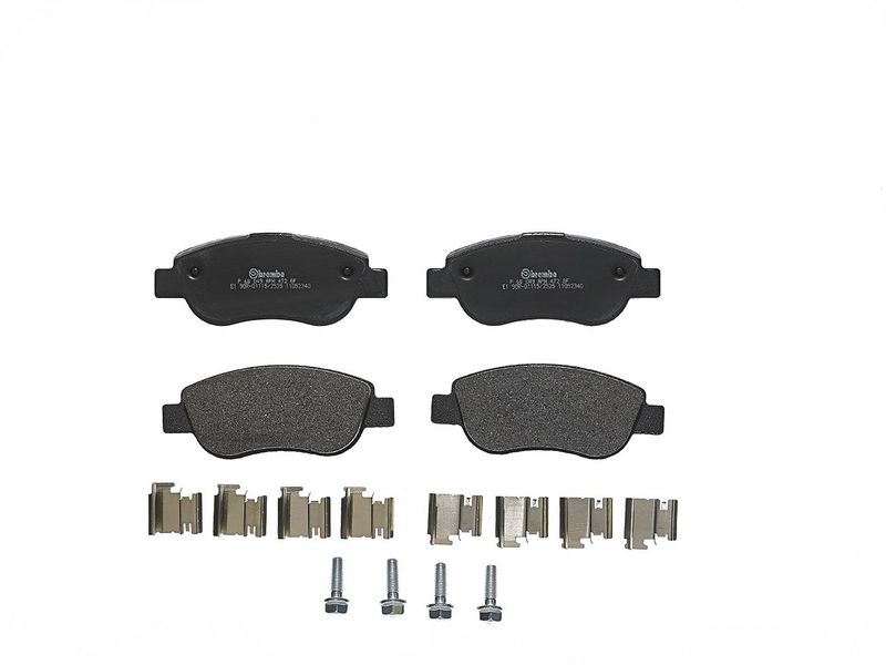 P68049 BREMBO Kit pastiglie freno, Freno a disco 