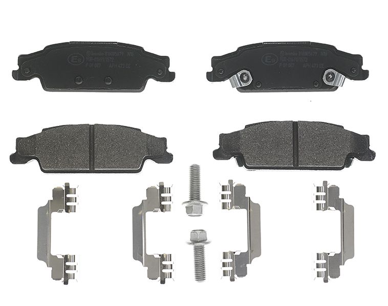 P09007 BREMBO Kit pastiglie freno, Freno a disco 