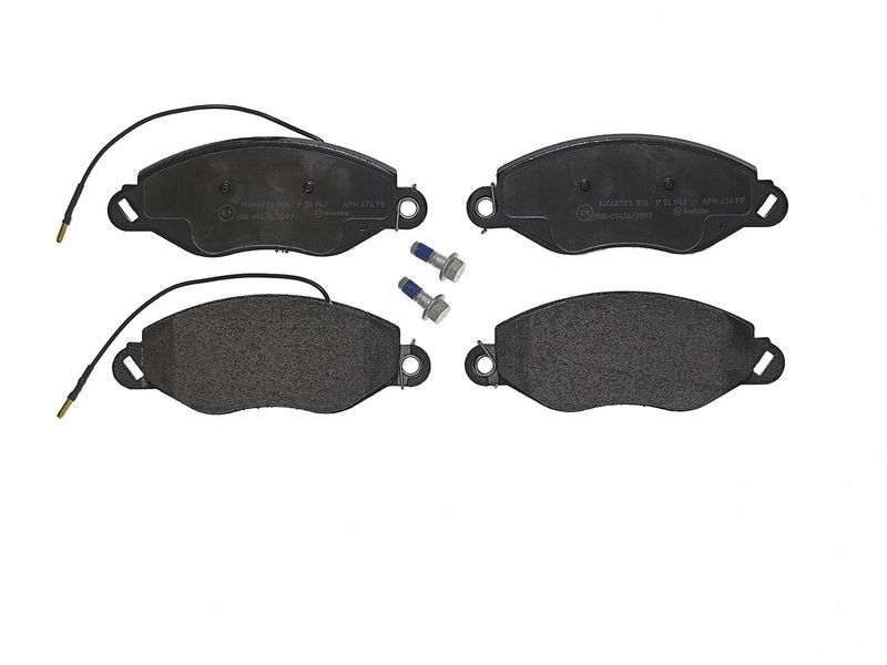 P56042 BREMBO Kit pastiglie freno, Freno a disco 