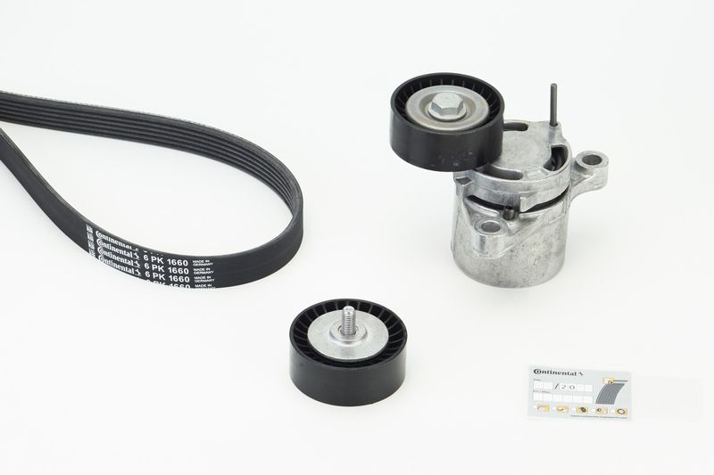 6PK1660K5 CONTINENTAL CTAM Kit Cinghie Poly-V 