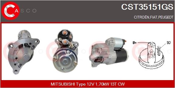 CST35151GS CASCO Motorino d'avviamento 
