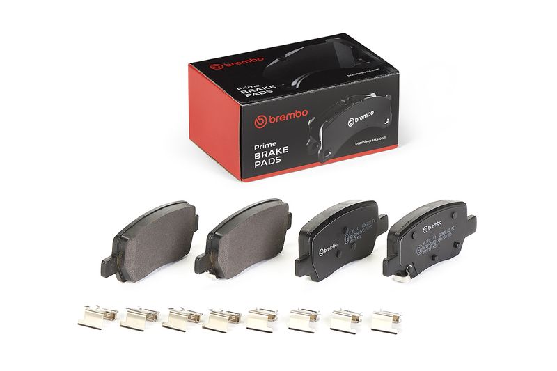 P30141 BREMBO Kit pastiglie freno, Freno a disco 