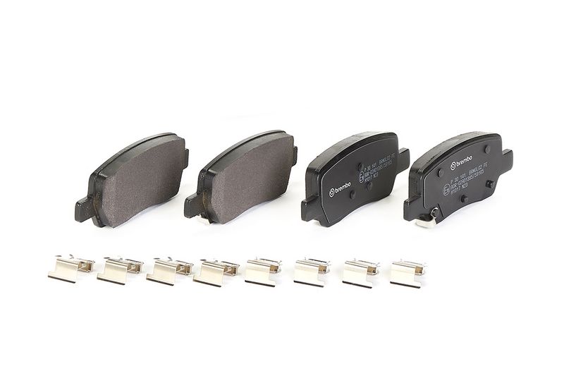 P30141 BREMBO Kit pastiglie freno, Freno a disco 