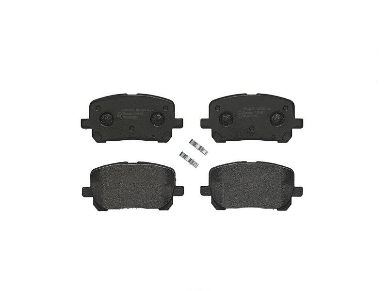 P83061 BREMBO Kit pastiglie freno, Freno a disco 