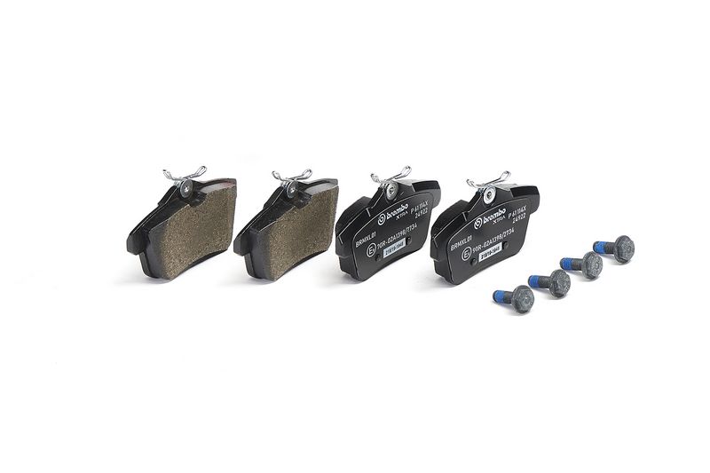 P61114X BREMBO Kit pastiglie freno, Freno a disco 