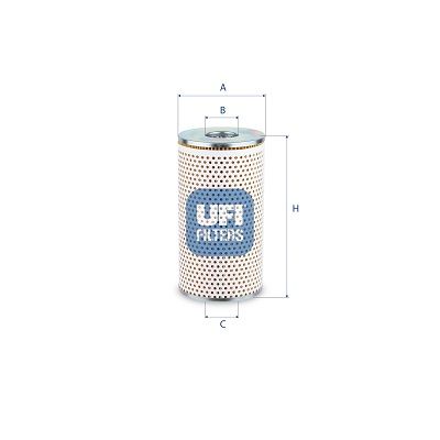25.430.00 UFI Filtro olio 