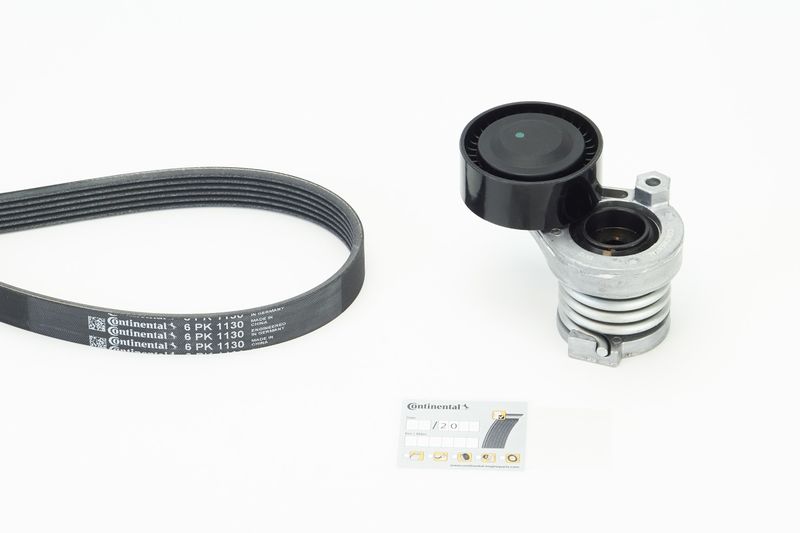 6PK1130K4 CONTINENTAL CTAM Kit Cinghie Poly-V 