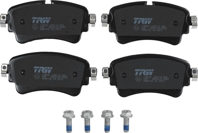 GDB2132 TRW Kit pastiglie freno, Freno a disco 
