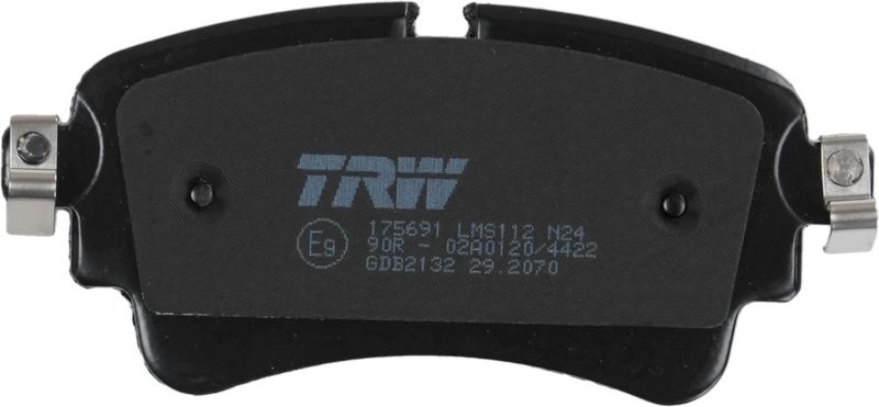 GDB2132 TRW Kit pastiglie freno, Freno a disco 