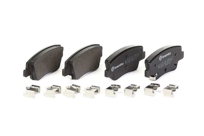 P30153 BREMBO Kit pastiglie freno, Freno a disco 