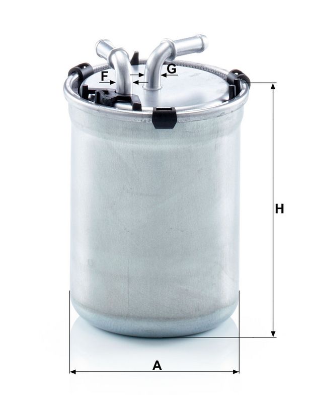 WK823/2 MANN-FILTER Filtro carburante 