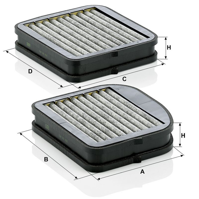 CUK22000-2 MANN-FILTER Filtro, Aria abitacolo 
