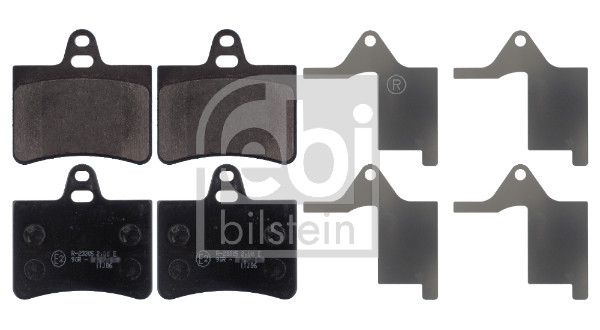 16832 FEBI BILSTEIN Kit pastiglie freno, Freno a disco 
