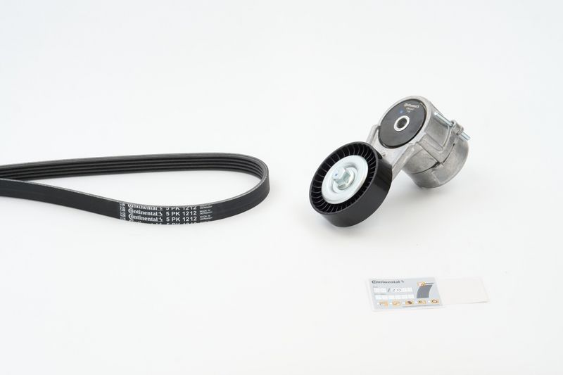 5PK1212K1 CONTINENTAL CTAM Kit Cinghie Poly-V 