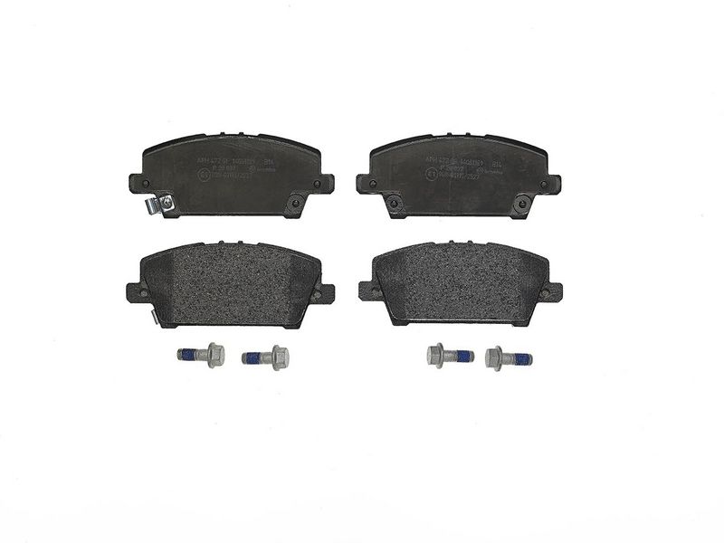 P28037 BREMBO Kit pastiglie freno, Freno a disco 