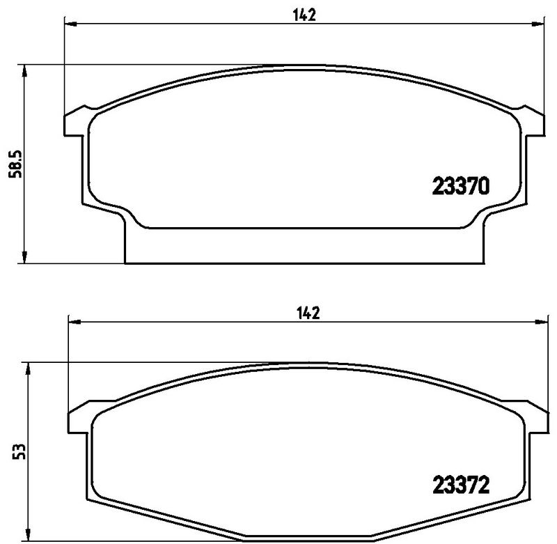 PB1001 BREMBO Kit pastiglie freno, Freno a disco 