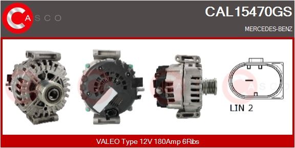 CAL15470GS CASCO Alternatore 