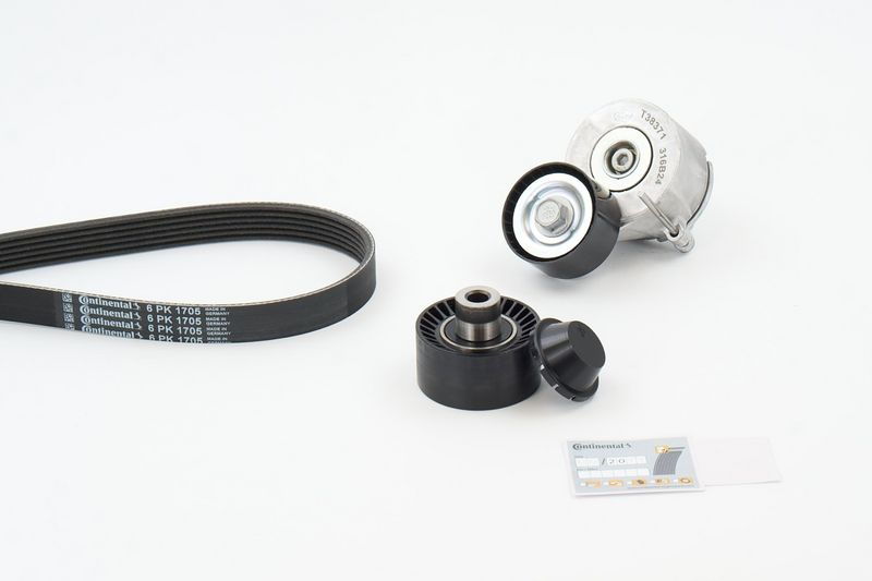 6PK1705K2 CONTINENTAL CTAM Kit Cinghie Poly-V 