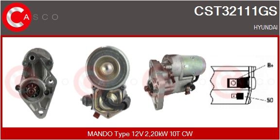 CST32111GS CASCO Motorino d'avviamento 
