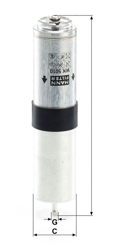 WK5010Z MANN-FILTER Filtro carburante 
