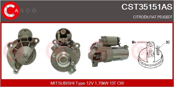 CST35151AS CASCO Motorino d'avviamento 