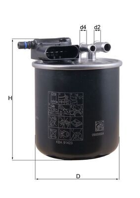 KL949 KNECHT Filtro carburante 