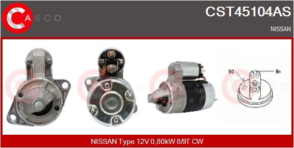 CST45104AS CASCO Motorino d'avviamento 