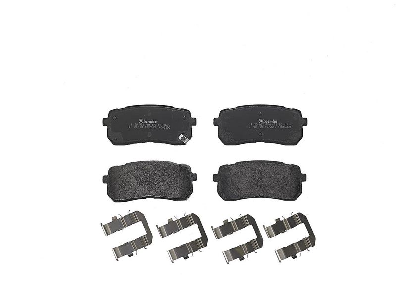 P30035 BREMBO Kit pastiglie freno, Freno a disco 