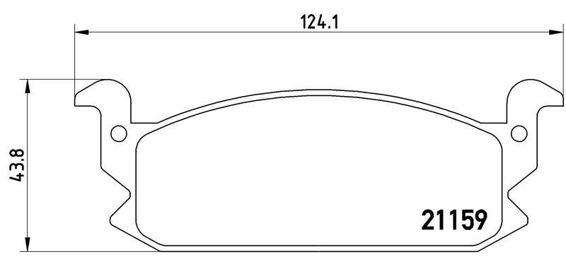 P16004 BREMBO Kit pastiglie freno, Freno a disco 