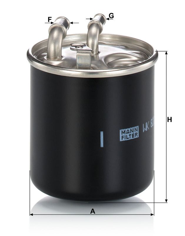 WK820/2X MANN-FILTER Filtro carburante 