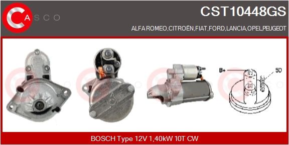 CST10448GS CASCO Motorino d'avviamento 