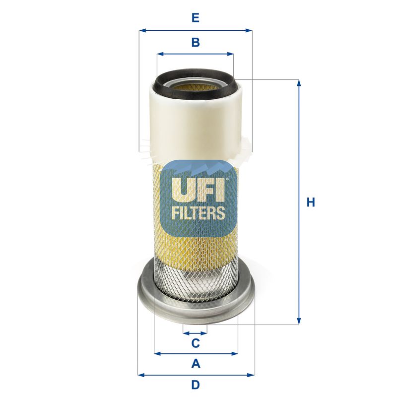 27.C50.00 UFI Filtro aria 