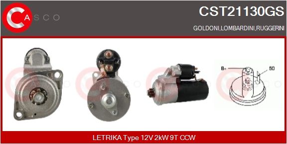 CST21130GS CASCO Motorino d'avviamento 