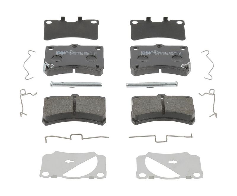 FDB1700 FERODO Kit pastiglie freno, Freno a disco 